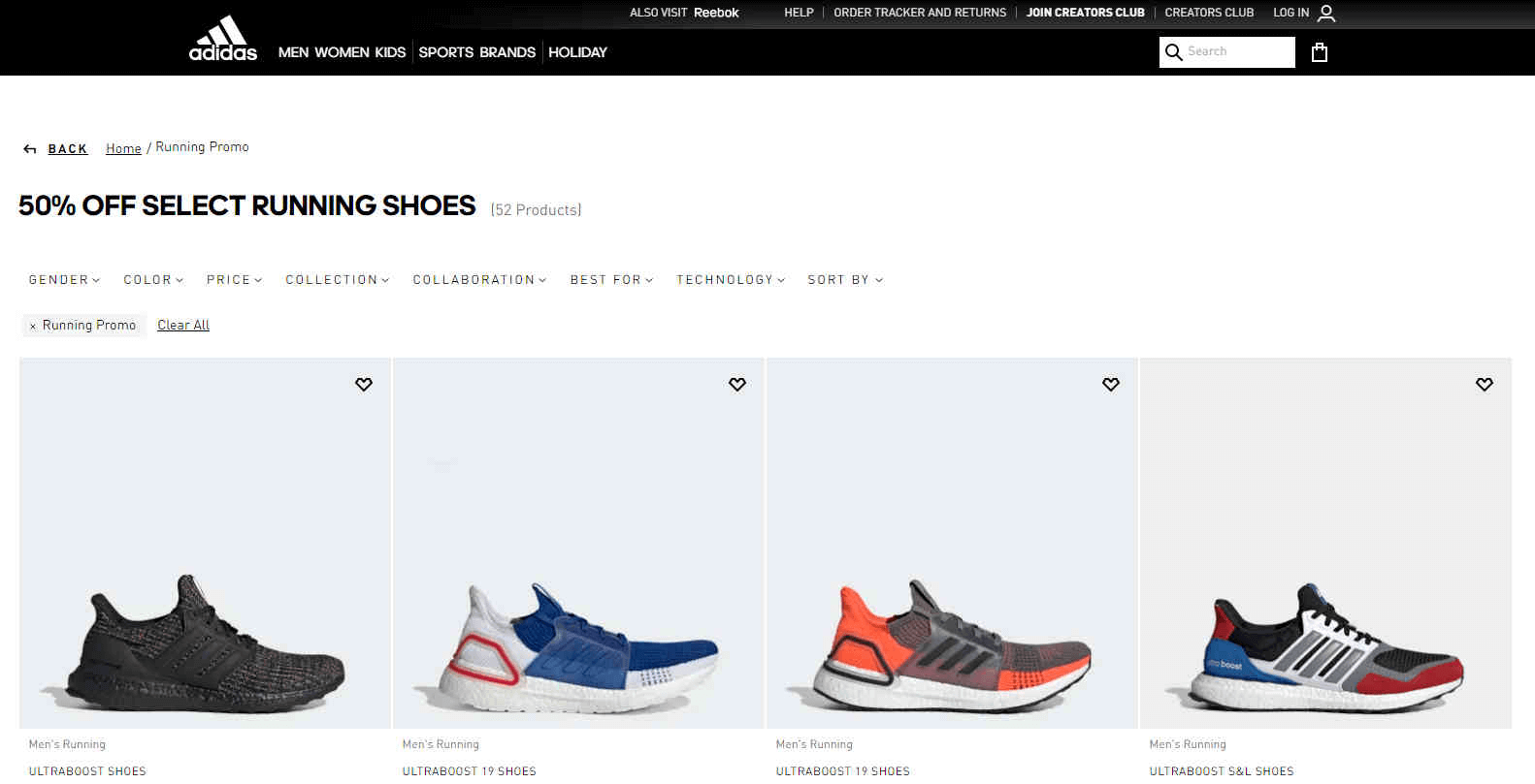 Adidas优惠码2024 阿迪达斯美国官网现有Ultraboost跑鞋5折促销美国免邮